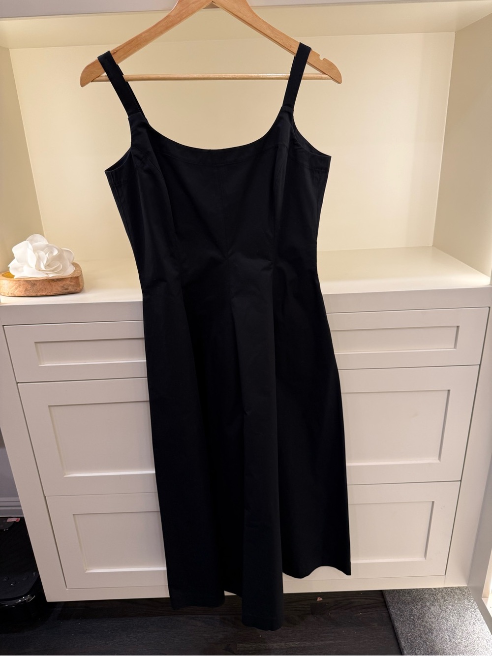 Vince Black Maxi A-Line Strap Dress - Picture 6 of 7